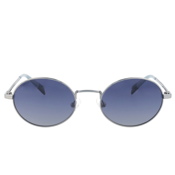 silver round sunglasses
