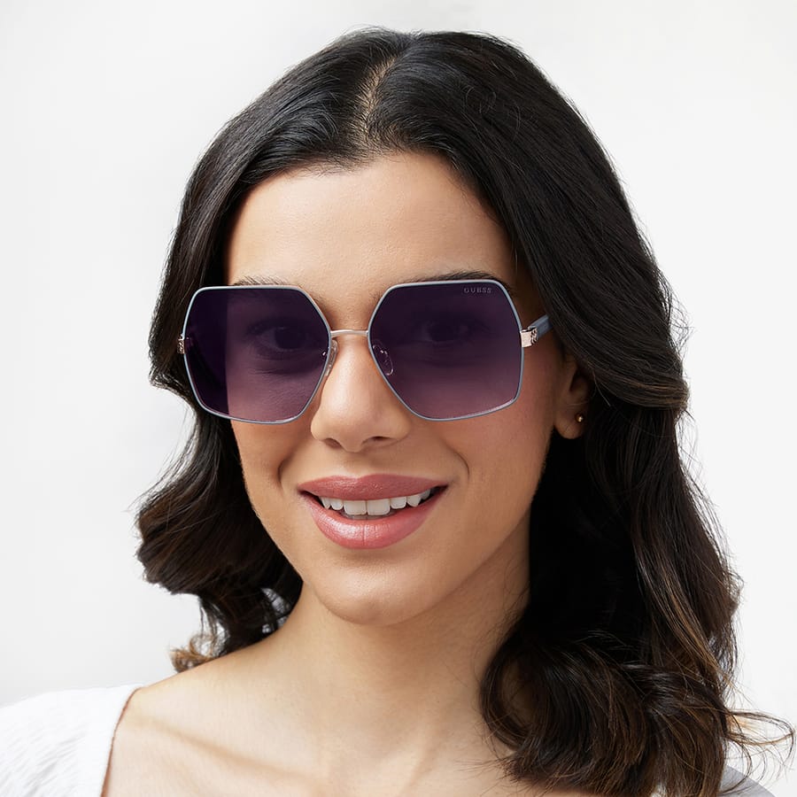 Guess cheap hexagon sunglasses