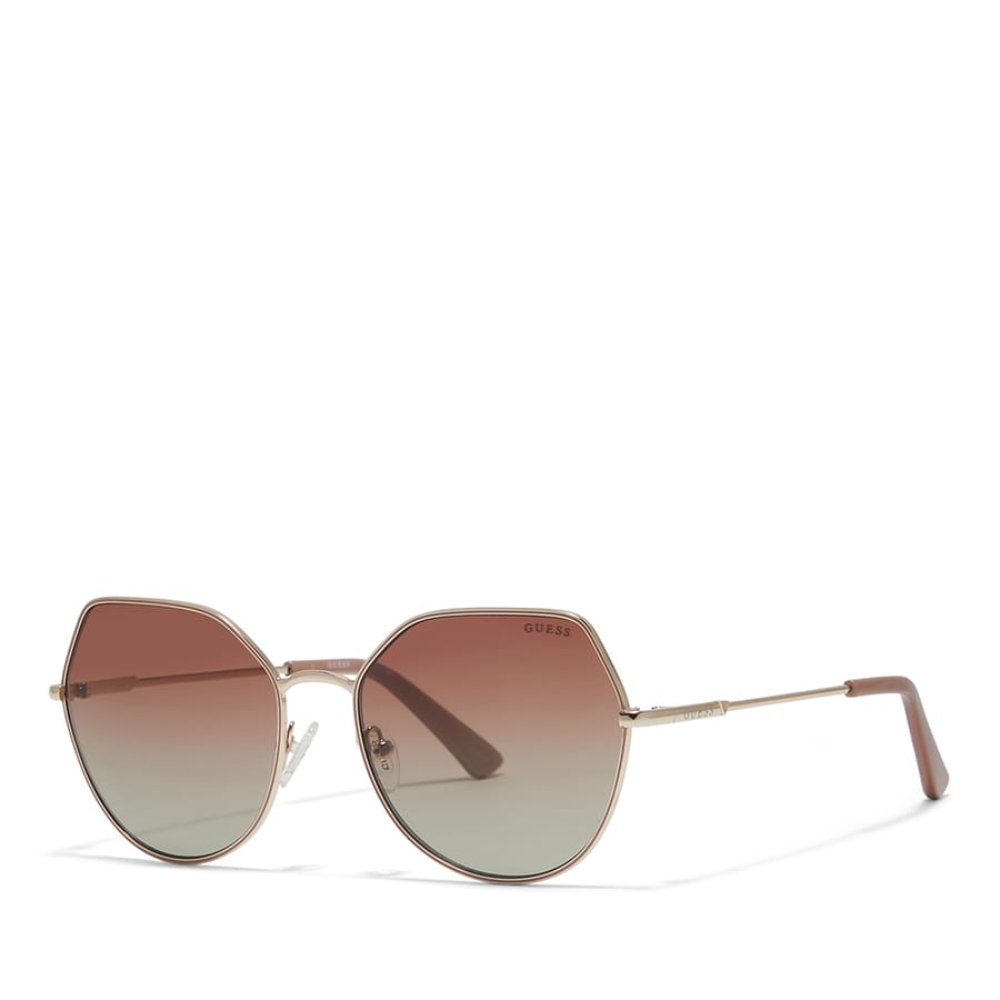 Rose gold top guess sunglasses